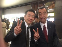 上田（兄）さんと一緒に出演しました。